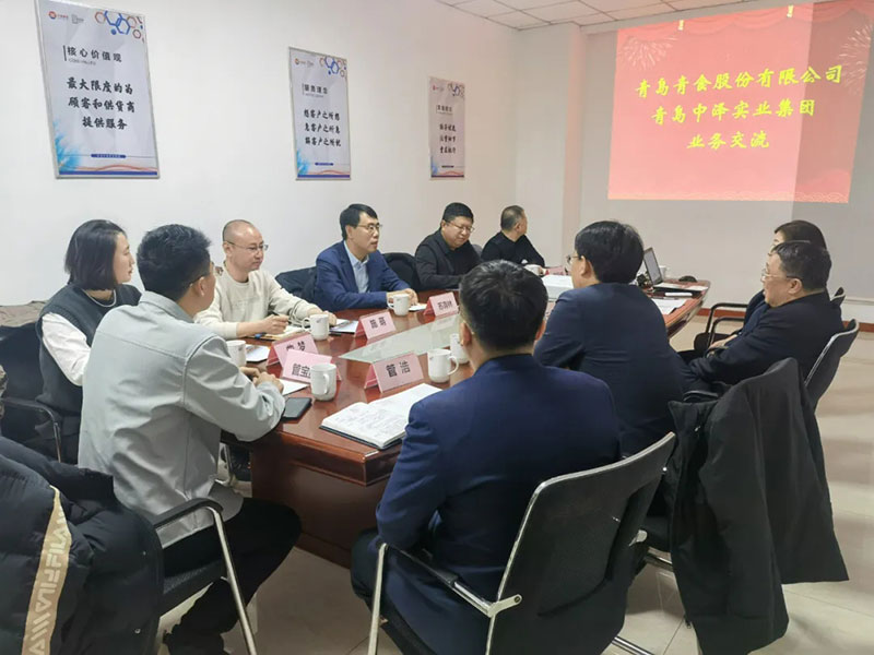 青岛青食与青岛威尼斯37266集团开展营业交流，共探2025生长新篇！